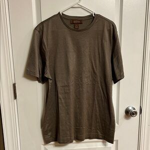 Tasas Elba Brown Short Sleeve Shirt